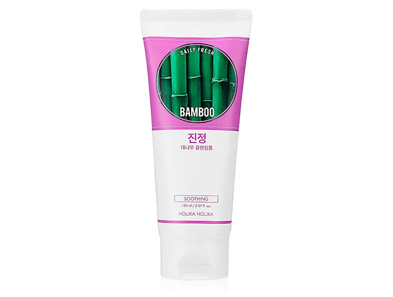 М'яка пінка для вмивання з бамбуком Holika Holika Daily Fresh Cleansing Foam Bamboo, 150мл