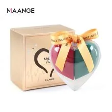 Набір спонжів MAANGE Sweetheart Suit Puff в подарунковій упаковці червоний і зелений