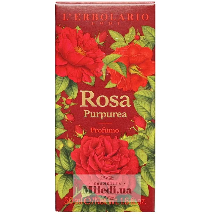 Парфумована вода Пурпурна троянда L`Erbolario Profumo Rosa Purpurea 50 мл