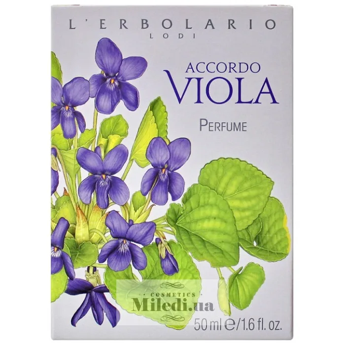 Парфумована вода Фіалка L`Erbolario Acqua di Profumo Accordo Viola 50 мл