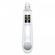 Вакуумний очищувач пір з функцією холод\тепло BlackOwl 2в1 Blackhead Remover Hot and Cold Skin care Device Білий