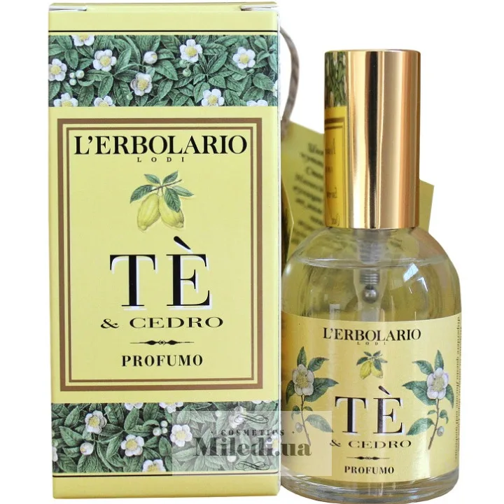 Парфумована вода Чай і цитрон L`Erbolario Acqua di Profumo TE E Cedro 50 мл