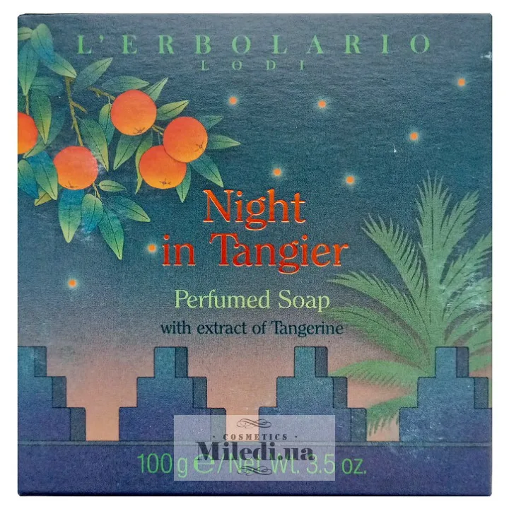 Парфумоване натуральне мило Ніч у Танжері L`Erbolario Sapone Profumato Notte a Tangeri 100 г