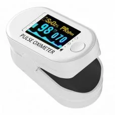 Пульсоксиметр на палець пульсометр електронний Pulse Oximeter для вимірювання пульсу і кисню в крові