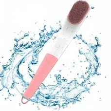 Банна масажна силіконова електрична щітка для тіла з довгою ручкою ULTRASONIC ELECTRIC SHOWER BRUSH