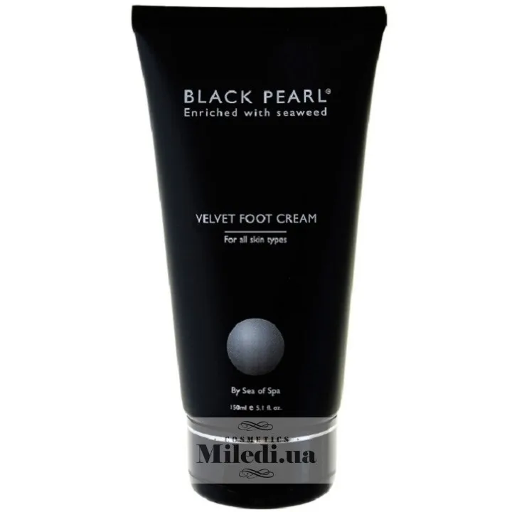 Поживний та пом'якшувальний крем для ніг Sea of Spa Black Pearl Velvet Foot Cream 150 мл