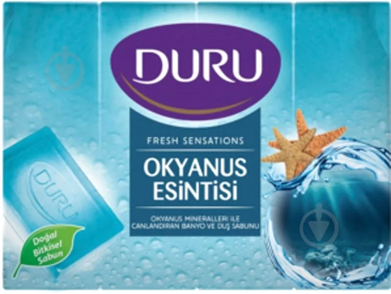 Мило Duru Fresh Sensations Океанський бриз 600 г 4 шт./уп.