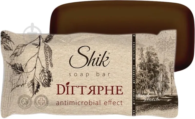 Мило туалетне Shik Дігтярне, 140 г