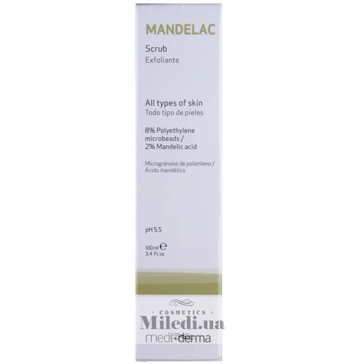 Професійний скраб із мигдальною кислотою Sesderma Laboratories Mandelac Scrub Exfoliante 100 мл