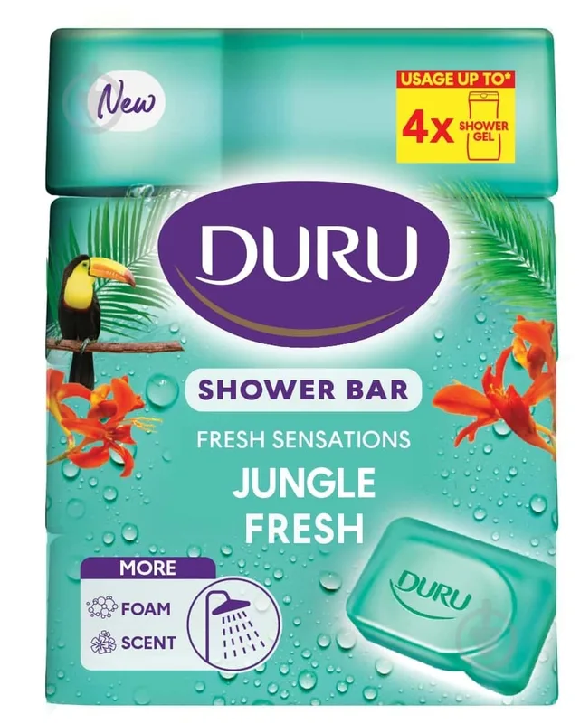 Мило Duru Fresh Sensations Свіжість Джунглів 150 г 4 шт./уп.