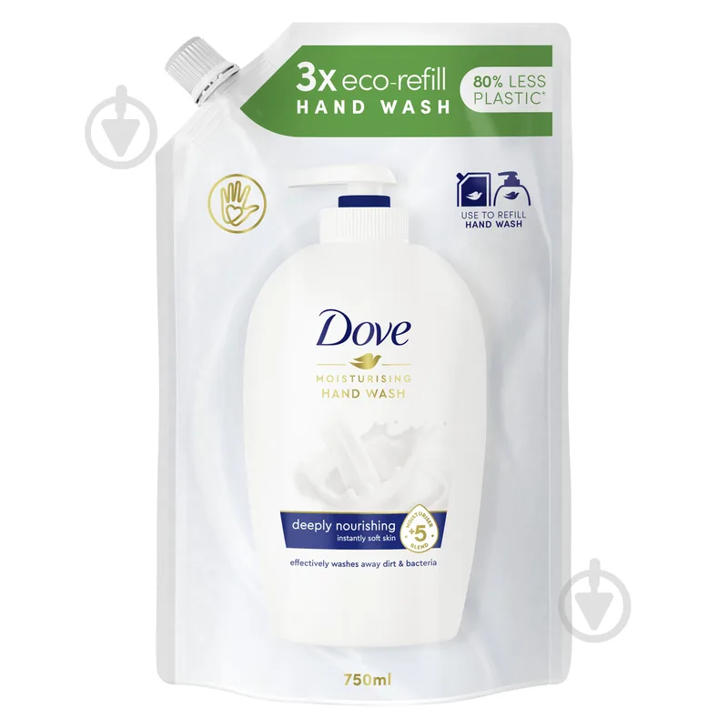 Мило рідке Dove Краса та догляд 750 мл