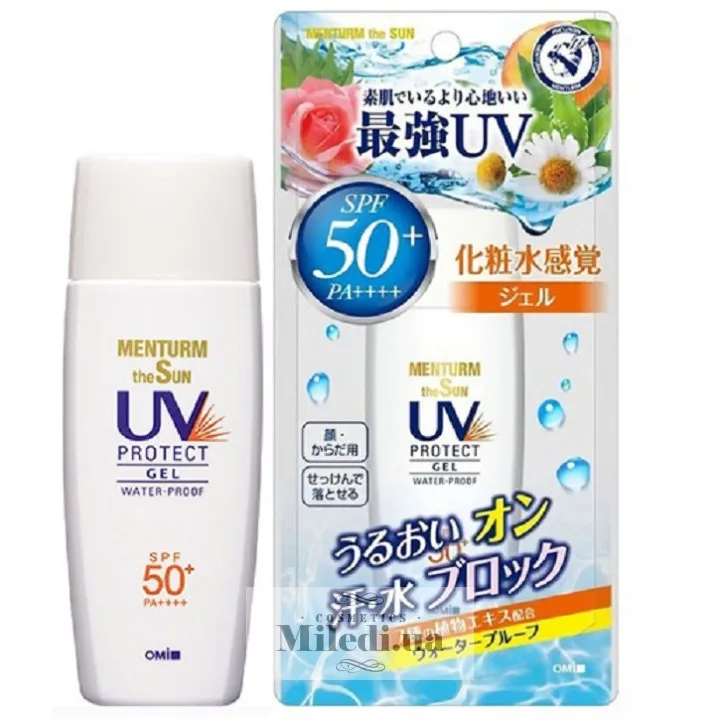 Санскрін-гель водостійкий SPF50+ Omi Brotherhood Menturm The Sun UV Protect Gel 100 мл