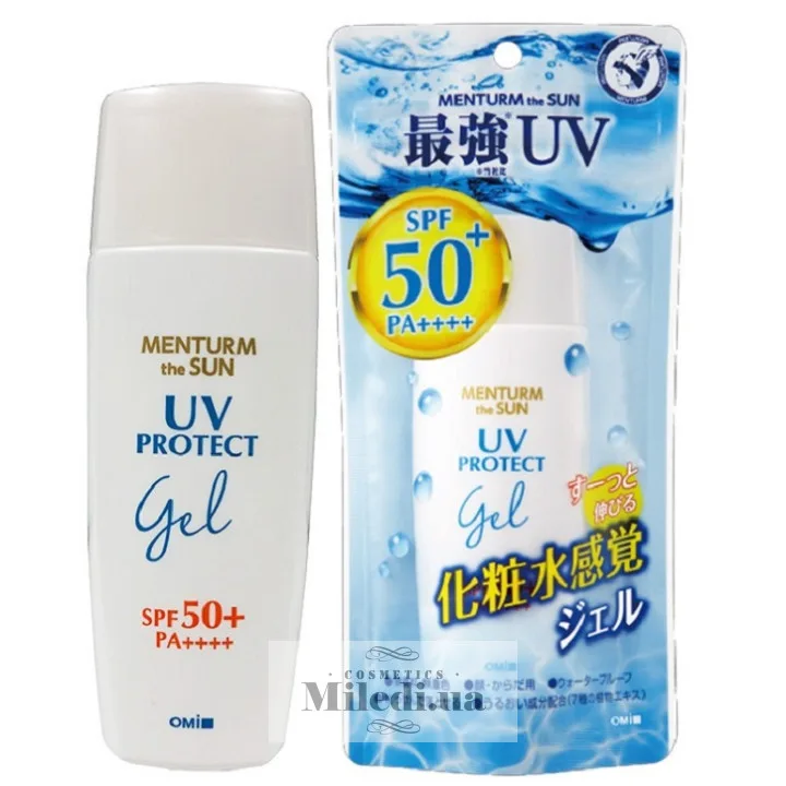 Санскрін-гель водостійкий Перфект Omi Brotherhood Menturm The Sun Perfect UV Gel SPF50+ PA+++ 100 мл