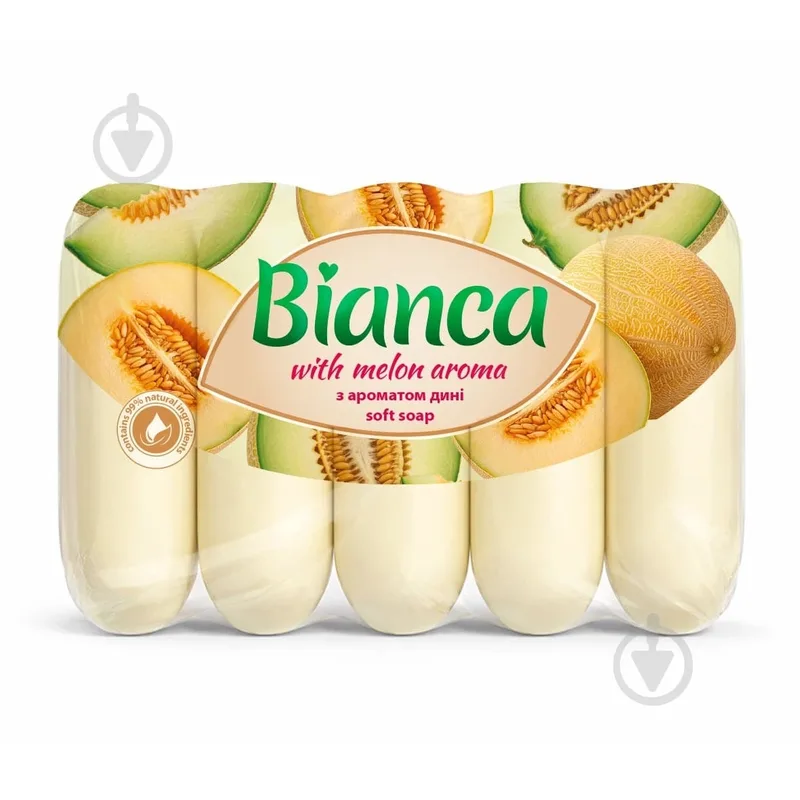 Мило Fiore Bianca З ароматом дині 5 шт. х 70 г 350 г