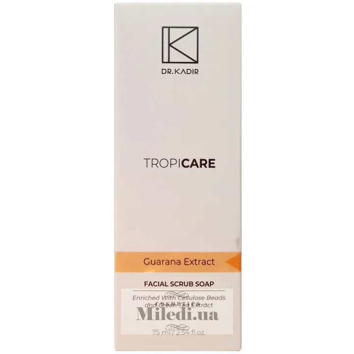 Скраб для нормальної та сухої шкіри Dr. Kadir Tropicare Facial Scrub Soap, 75 мл