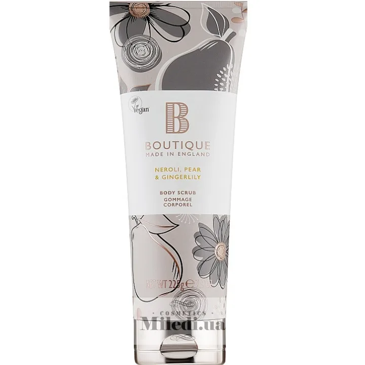 Скраб для тіла Неролі груша та імбир Grace Cole Boutique Neroli Pear & Gingerlily Body Scrub 225 мл