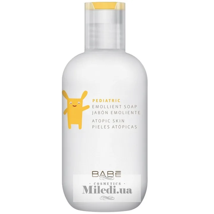 Пом'якшувальне дитяче мило для душу Babe Laboratorios Pediatric Emollient Soap 200 мл