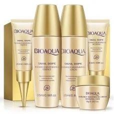 Подарунковий набір з муцином равлика BIOAQUA Snail Radiance Moisturizing Vip Special Gift