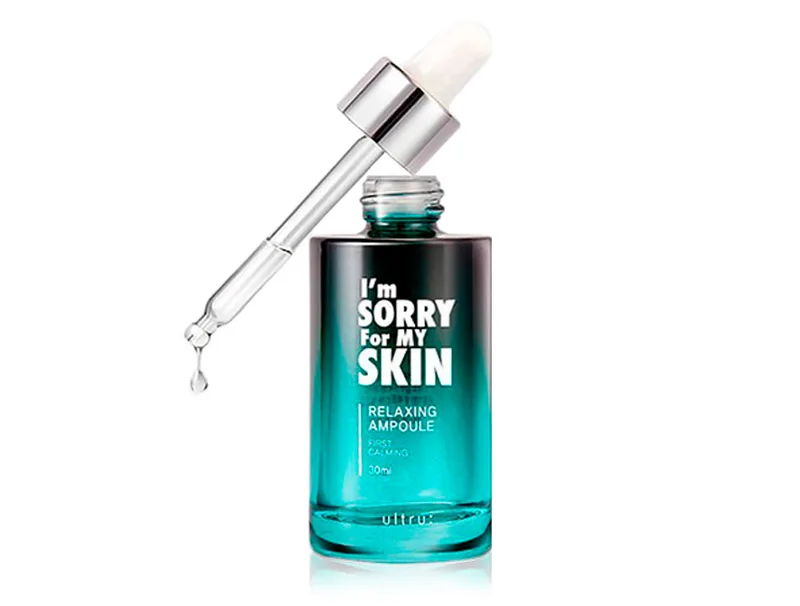 Заспокійлива та зволожуюча сироватка для обличчя Ultru I'm Sorry For My Skin - Relaxing Ampoule, 30мл