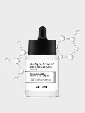 COSRX The Alpha-Arbutin 2 Discoloration Care Serum – освітлювальна сироватка з альфа-арбутином 2% 50 мл