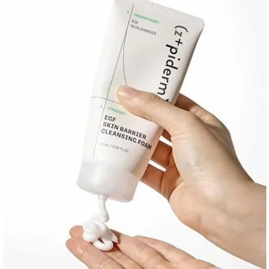 zipiderm EGF Skin Barrier Cleansing Foam – ніжна пінка для вмивання з низьким pH 120 мл