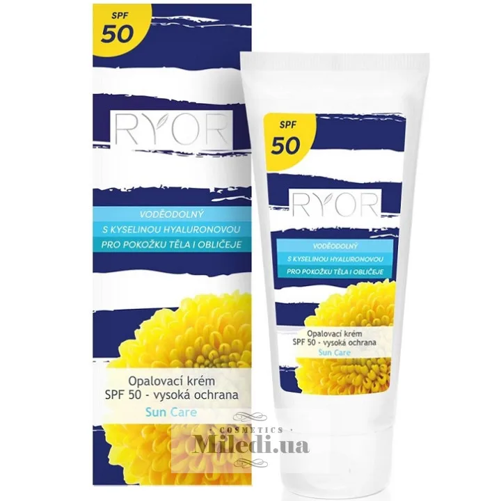 Сонцезахисний крем для обличчя та тіла Ryor Sun Cream SPF50 High Protection 100 мл