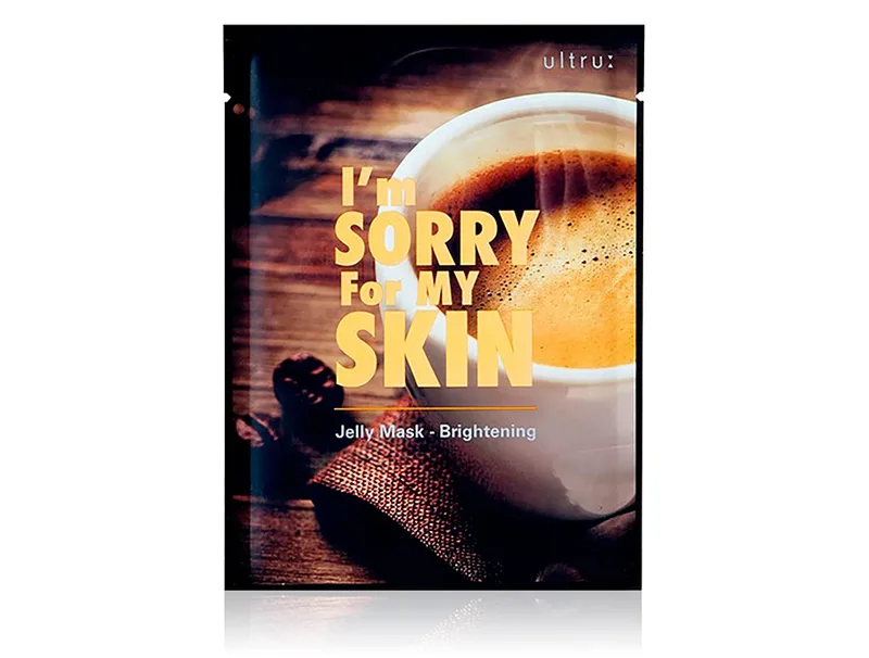 Маска для обличчя детокс після кави Ultru I'm Sorry For My Skin Jelly Mask - Brightening