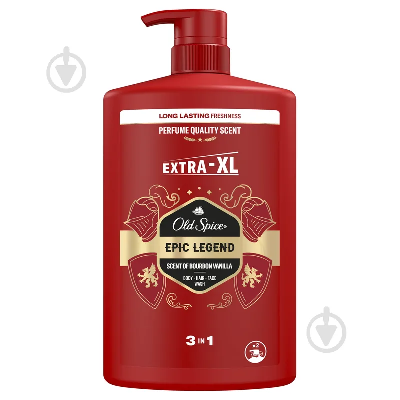 Гель для душу Old Spice 3-в-1 Epic Legend 1000 мл