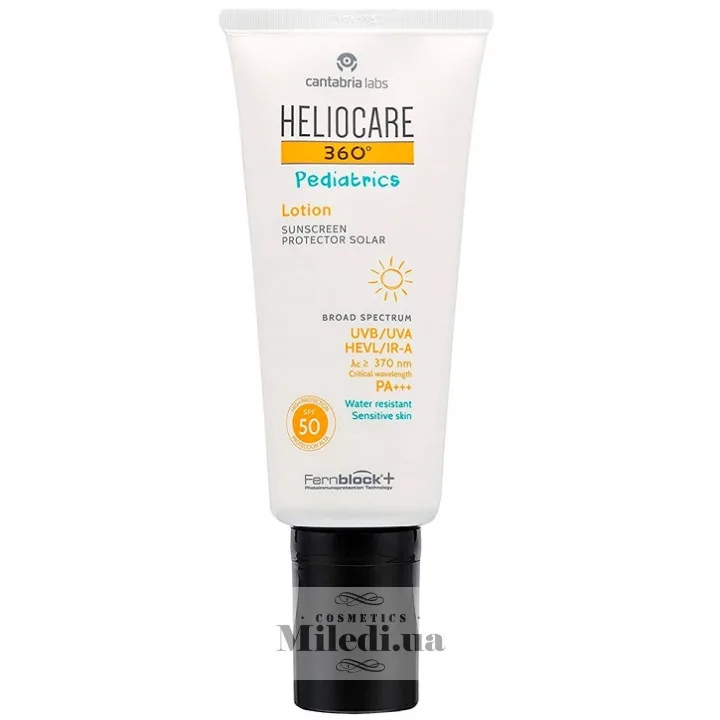 Сонцезахисний лосьйон для дітей Cantabria Labs Heliocare 360º Pediatrics Lotion Sunscreen SPF50 200 мл