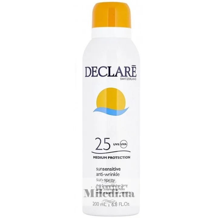 Сонцезахисний спрей Declare Sensitive Anti-Wrinkle Sun Spray SPF25 200 мл