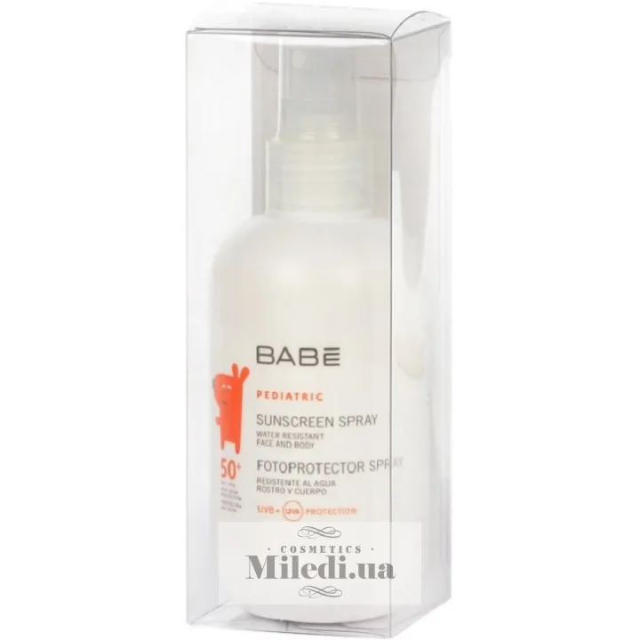 Сонцезахисний спрей для дітей Babe Laboratorios Pediatric Sunscreen Spray SPF50+ 200 мл