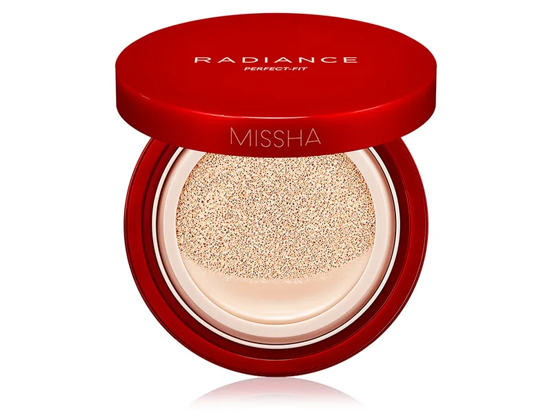 Тональна основа-кушон Missha Radiance Perfect-Fit Cushion Foundation SPF 50 №21P Pair, 15г