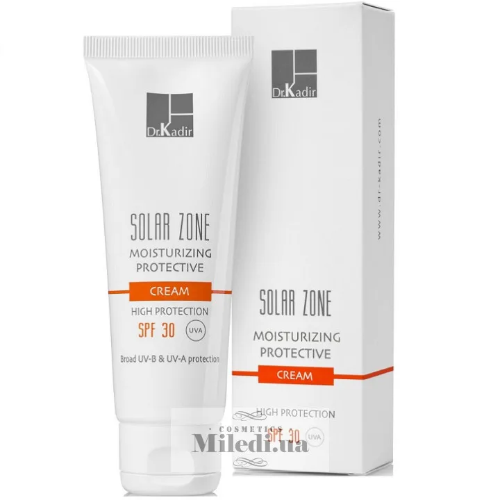 Сонцезахисний зволожуючий крем Dr. Kadir Solar Zone Moisturizing Protective Cream SPF, 75 мл
