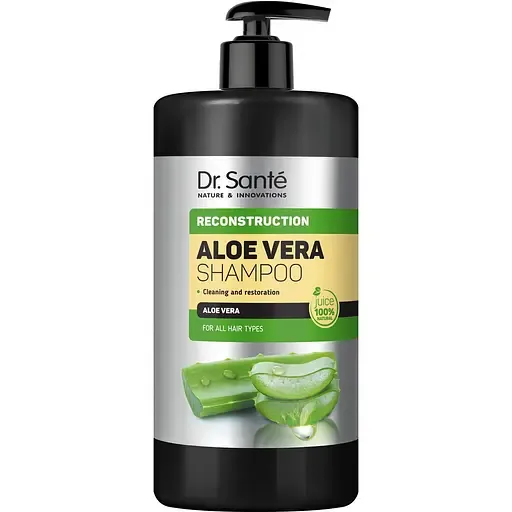 Шампунь для волосся Dr. Sante Aloe Vera Реконструкція 1 л