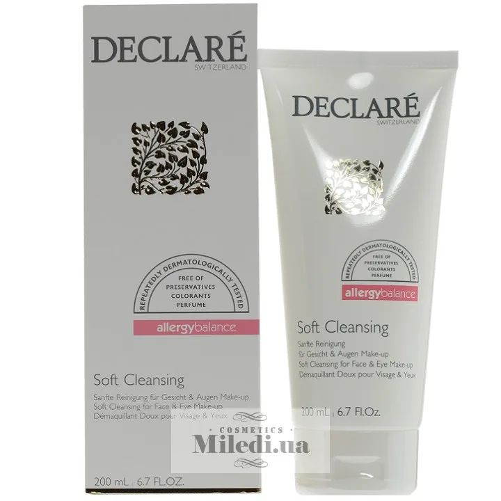 Засіб для зняття макіяжу обличчя та очей Declare Soft Cleansing for Face & Eye Make-up 200 мл