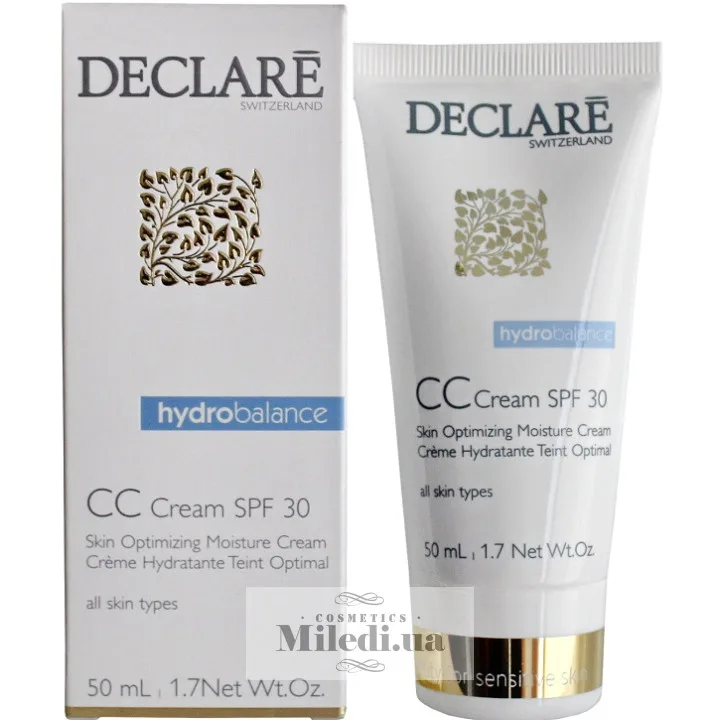 СС крем для обличчя Declare Hydrobalance CC Cream SPF30 Skin Optimizing Moisture Cream 50 мл