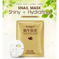 Маска-серветка для обличчя з муцином равлика зволожуюча IMAGES Beauty Snail Liquid (30г)