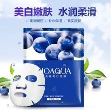 Маска-серветка для обличчя з екстрактом чорниці відбілююча BIOAQUA (30г)