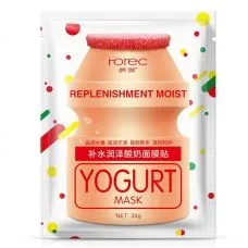 Маска-серветка зволожуюча і живильна ROREC Replenishment Moist Yogurt Mask (30г)