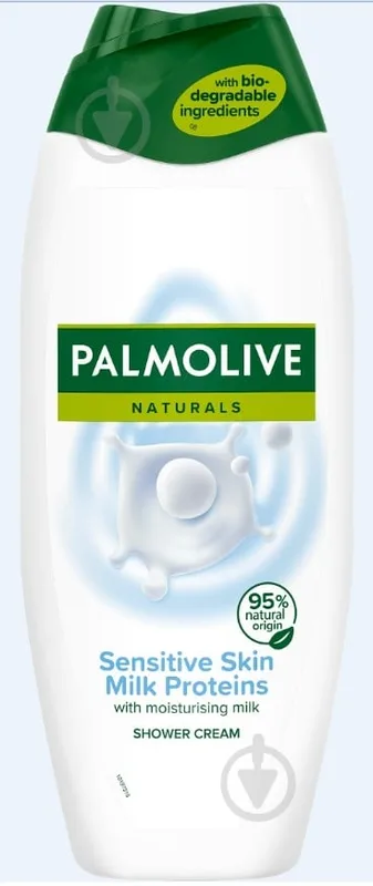 Гель для душу Palmolive Натурель для чутливої шкіри Молочні протеїни 500 мл