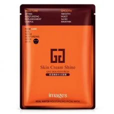 Маска-серветка для обличчя зволожуюча з гіалуроновою кислотою IMAGES Skin Cream Shine Mask (30г)