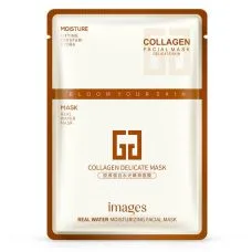 Маска-серветка для обличчя поживна і зміцнююча з колагеном IMAGES Collagen Delicate Mask (30г)