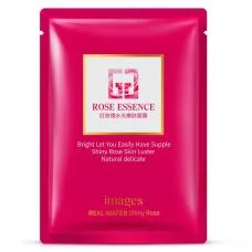 Маска-серветка для обличчя тонізуюча з рожевою есенцією IMAGES Rose Essence Mask (30г)