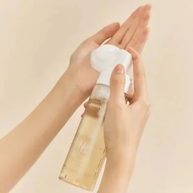 HEVEBLUE Salmon Caring Centella Bubble Cleanser – пінка для вмивання з PDRN і центеллою 200 мл