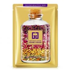 Маска-серветка для обличчя ароматерапія зволожуюча з квітами IMAGES Aroma Mask (30г)