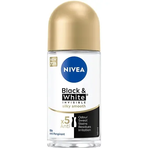 Антиперспірант NIVEA Invisible Black&White Silky Smooth 50 мл