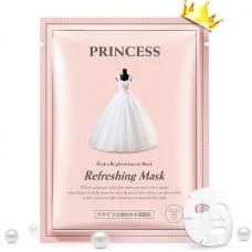 Маска-серветка для обличчя освіжаюча з перлами BIOAQUA Princess Refreshing Mask (30г)