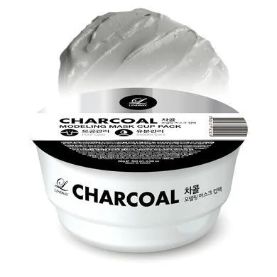 LINDSAY Modeling Mask Cup Pack Charcoal – моделююча маска для обличчя з вугіллям