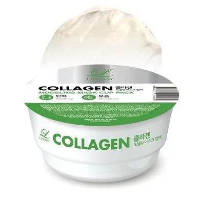 LINDSAY Modeling Mask Cup Pack Collagen – моделююча маска для обличчя з колагеном
