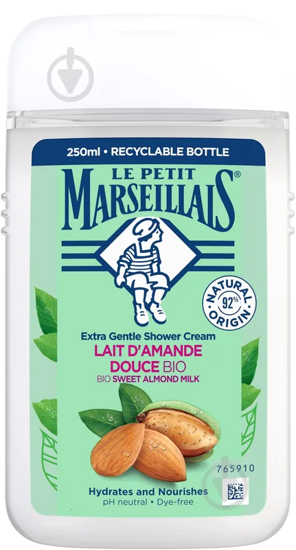 Гель для душу Le Petit Marseillais БІО солодкий мигдаль 250 мл